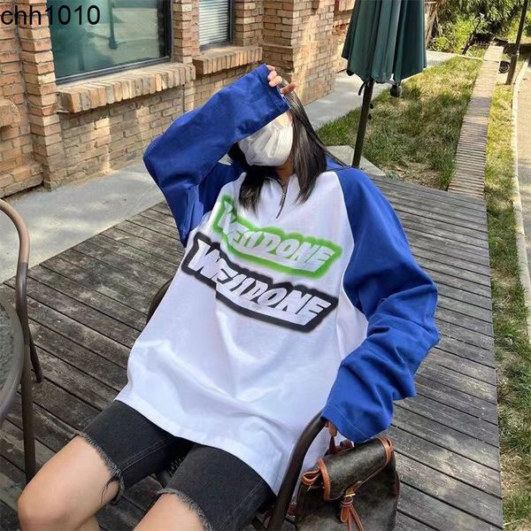 jimo we11done beny sweater half zipper raglan panel long sleeve bottoming couples welldone, Black
jimo we11done beny sweater half zipper raglan panel long sleeve bottoming couples welldone, Black