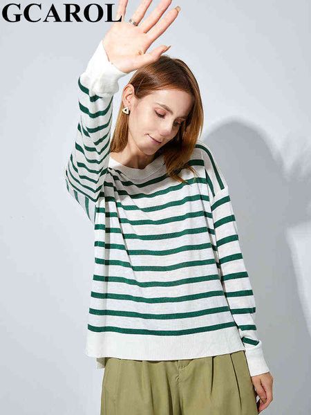 women's sweaters gcarol women color spliced stripes sweater drop shoulder loose elegant knit pullover soft stretch spring autumn winter, White;black
women's sweaters gcarol women color spliced stripes sweater drop shoulder loose elegant knit pullover soft stretch spring autumn winter, White;black
