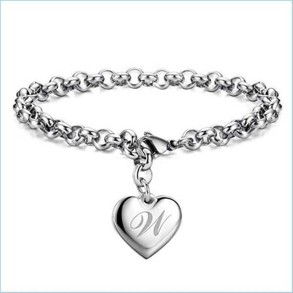 charm bracelets punk design 925 sterling sier a-z letter heart charm bracelets bangles for women fine jewelry pseras mujer moda 155 dhzzv, Golden;silver
charm bracelets punk design 925 sterling sier a-z letter heart charm bracelets bangles for women fine jewelry pseras mujer moda 155 dhzzv, Golden;silver