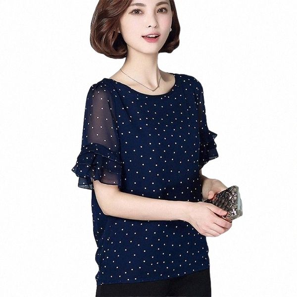 womens chiffon and blouses shirts short sleeve ruffles blue fashion casual style blouse shirt women plus size women's & 46no#, White
womens chiffon and blouses shirts short sleeve ruffles blue fashion casual style blouse shirt women plus size women's & 46no#, White