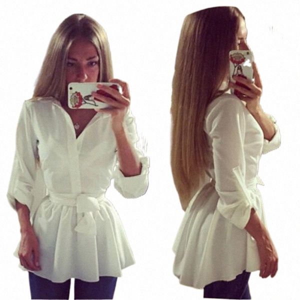 stylish women office shirt frill long sleeve white ruffle waist slim bandage v neck casual loose ladies blouse women's blouses & shirt
stylish women office shirt frill long sleeve white ruffle waist slim bandage v neck casual loose ladies blouse women's blouses & shirt