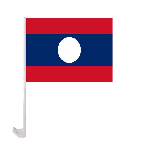 laos car flag 30x45cm window clip laostian flags polyester uv protection car decoration banner with flagpole
laos car flag 30x45cm window clip laostian flags polyester uv protection car decoration banner with flagpole