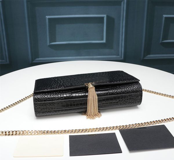 chain crossbody bags luxury designer handbag women purse crocodile pattern real leather lady shoulder bag fashion tassel handbags
chain crossbody bags luxury designer handbag women purse crocodile pattern real leather lady shoulder bag fashion tassel handbags