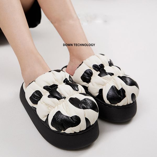 waterproof women's cotton slippers pu small cow winter outdoor wear indoor floor mop, Black
waterproof women's cotton slippers pu small cow winter outdoor wear indoor floor mop, Black