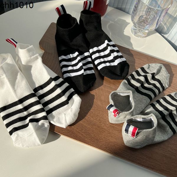 men's summer fashion brand tb short pure cotton lovers ribbon tb boat socks invisible short tube low fashion, Black
men's summer fashion brand tb short pure cotton lovers ribbon tb boat socks invisible short tube low fashion, Black