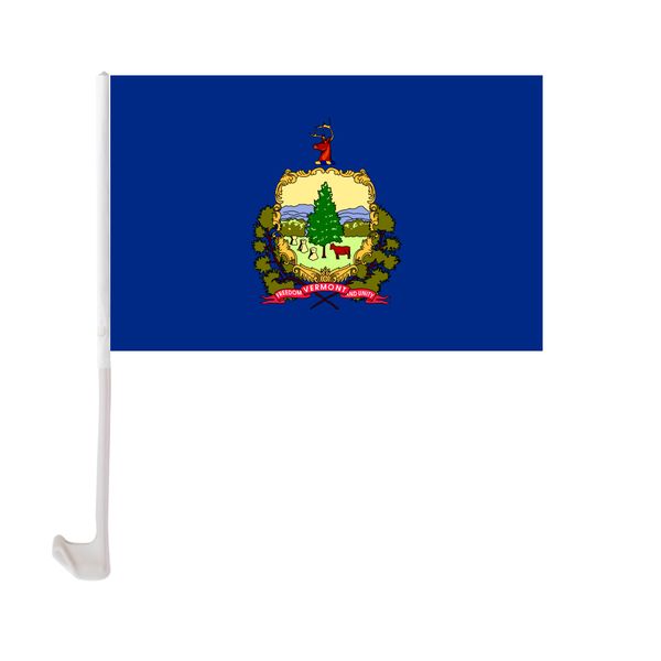 30x45cm vermont car flag polyester uv protection window clip car decoration banner with flagpole
30x45cm vermont car flag polyester uv protection window clip car decoration banner with flagpole