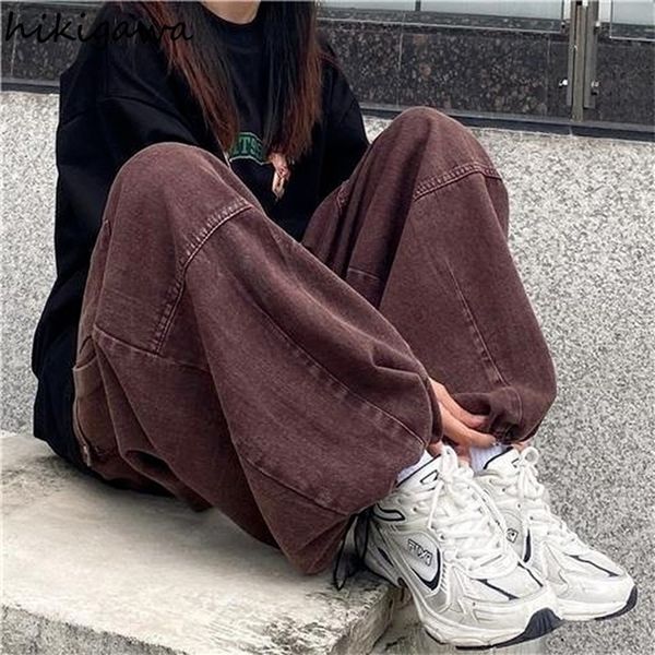 women's pants capris woman cargo pants japanese fashion vintage trousers loose casual pocket drawstring sweatpants women harajuku panta, Black;white
women's pants capris woman cargo pants japanese fashion vintage trousers loose casual pocket drawstring sweatpants women harajuku panta, Black;white