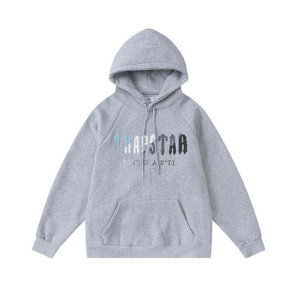 2022fw sports men's trapstar hoodies sweatshirts suit men women blue white towel embroidered hoodie sweatpants plush fitness leisure tr, Black
2022fw sports men's trapstar hoodies sweatshirts suit men women blue white towel embroidered hoodie sweatpants plush fitness leisure tr, Black