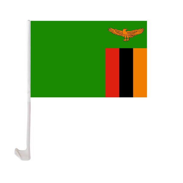 zambia car flag 30x45cm window clip zambian flags polyester uv protection car decoration banner with flagpole
zambia car flag 30x45cm window clip zambian flags polyester uv protection car decoration banner with flagpole