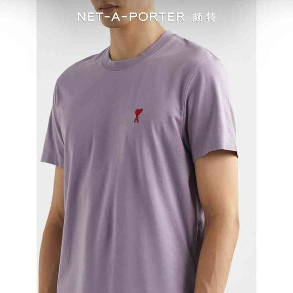 ammi's mens women designers t-shirts 2022 early autumn men's and women's round neck love embroidery cotton t-shirt nap pote l, White
ammi's mens women designers t-shirts 2022 early autumn men's and women's round neck love embroidery cotton t-shirt nap pote l, White