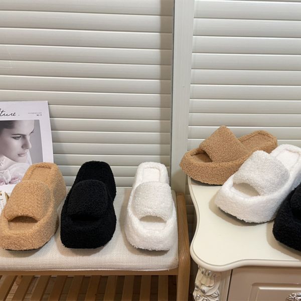 2022 winter alexander fur furry slippers square toe taji plush warm platform beach sandals luxury wool wedges slides black white brown women
2022 winter alexander fur furry slippers square toe taji plush warm platform beach sandals luxury wool wedges slides black white brown women