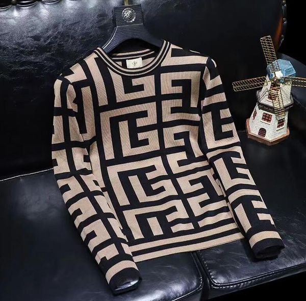 men's sweater luxury letter knitted oversized pullovers sweaters knit men korean fashion clothing harajuku clothes long sleeve, White;black
men's sweater luxury letter knitted oversized pullovers sweaters knit men korean fashion clothing harajuku clothes long sleeve, White;black