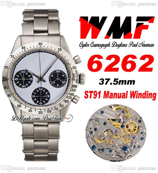 paul newman st91 manual winding chronograph mens watch 6241 wmf 1967 rare vintage white dial black subdial oystersteel bracelet super editio, Slivery;brown
paul newman st91 manual winding chronograph mens watch 6241 wmf 1967 rare vintage white dial black subdial oystersteel bracelet super editio, Slivery;brown