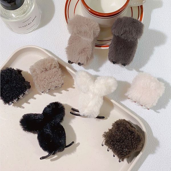 winter beige brown fur plush high ponytail holder hair claws for women hair clips hairpin fashion hair accessories, Slivery;white
winter beige brown fur plush high ponytail holder hair claws for women hair clips hairpin fashion hair accessories, Slivery;white