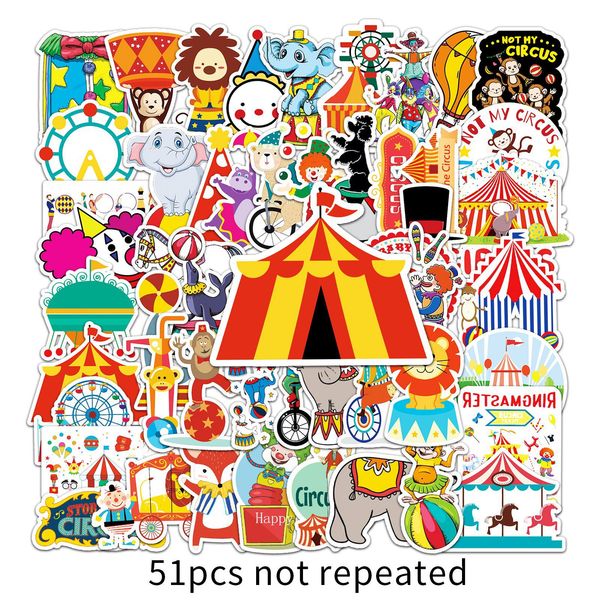 50pcs waterproof skateboard stickers circus for car baby helmet pencil case diary phone lapplanner decor book album kids toys diy decals
50pcs waterproof skateboard stickers circus for car baby helmet pencil case diary phone lapplanner decor book album kids toys diy decals
