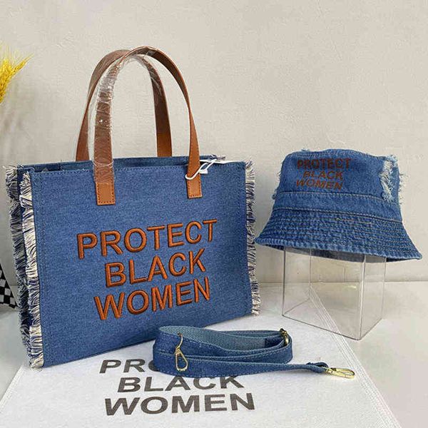 totes protect black women handbag for woman trend denim shoulder bag letter embroidery ladies crossbody purse travel shopping tote y2209
totes protect black women handbag for woman trend denim shoulder bag letter embroidery ladies crossbody purse travel shopping tote y2209