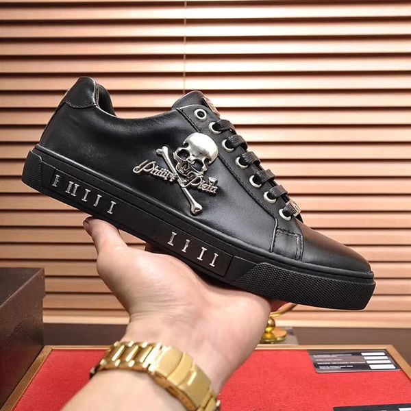 casual shoes trainer sneakers boots designer leather metal decoration mens leathers joining together formal leathers shoess for men, Black
casual shoes trainer sneakers boots designer leather metal decoration mens leathers joining together formal leathers shoess for men, Black