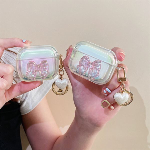 3d cute colorful butterfly funda cases for airpods pro soft clear earphone accessorie cover for air pods 1 2 3 case pendant pearl chain
3d cute colorful butterfly funda cases for airpods pro soft clear earphone accessorie cover for air pods 1 2 3 case pendant pearl chain