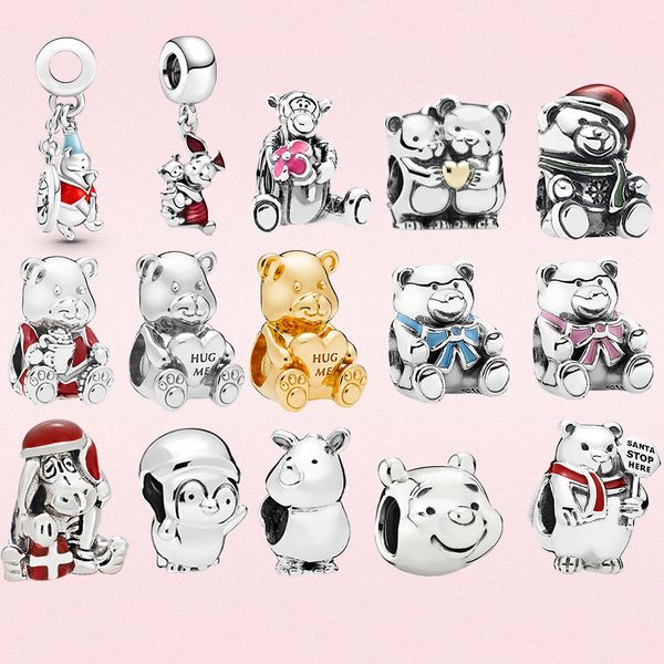 925 charms christmas bear beads original fit pandora pendant bracelet ladies jewelry gift, Bronze;silver
925 charms christmas bear beads original fit pandora pendant bracelet ladies jewelry gift, Bronze;silver