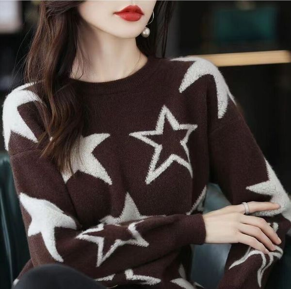women sweater luxury brand knitted cardigans sweater pink houndstooth knit long sleeve oversized jumper coats, White;black
women sweater luxury brand knitted cardigans sweater pink houndstooth knit long sleeve oversized jumper coats, White;black