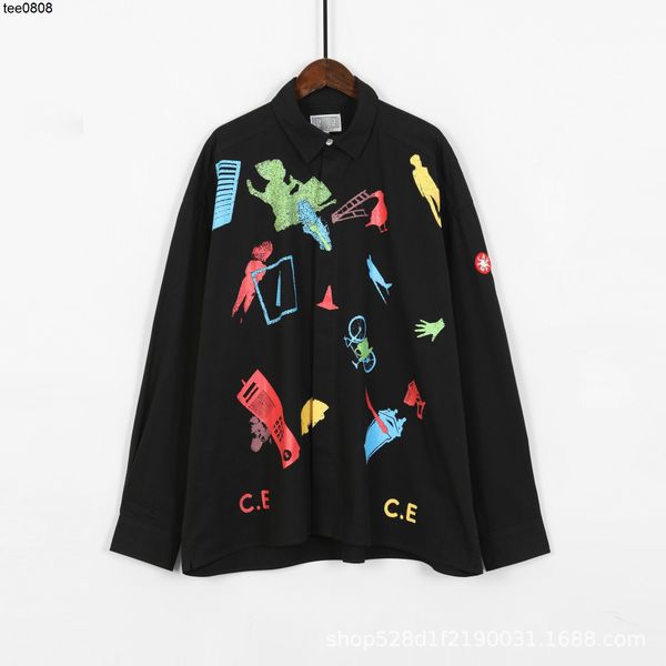 men's casual shirts 2022 early autumn new cavemptss color creative graffiti long sleeved shirt jacket unisex, White;black
men's casual shirts 2022 early autumn new cavemptss color creative graffiti long sleeved shirt jacket unisex, White;black