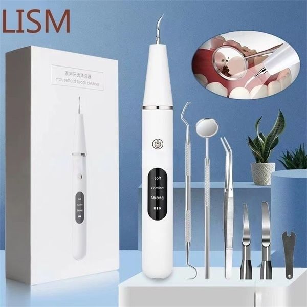 other oral hygiene electric sonic dental calculus teeth tartar remover plaque stains cleaner removal whitening portable with led 220916
other oral hygiene electric sonic dental calculus teeth tartar remover plaque stains cleaner removal whitening portable with led 220916