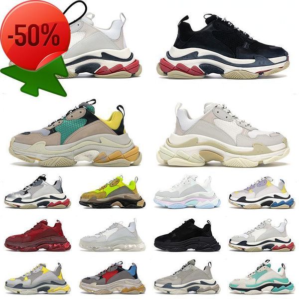 2022 17fw paris triple s platform flat casual shoes crystal bottom vintage old mens women fashion trainers sneakers 36 -45 high quality, Black
2022 17fw paris triple s platform flat casual shoes crystal bottom vintage old mens women fashion trainers sneakers 36 -45 high quality, Black