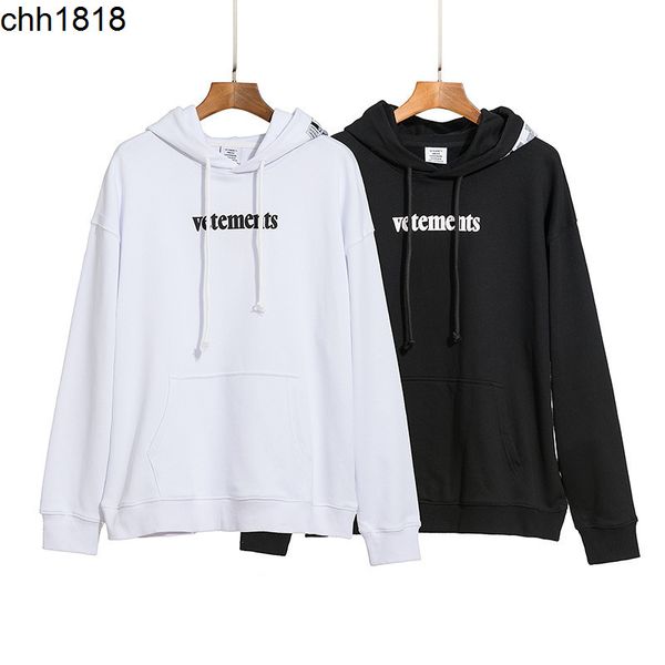 men's hoodies sweatshirts correct version legal tide brand vetementss events printed letter hooded terry men's and women's pu, Black
men's hoodies sweatshirts correct version legal tide brand vetementss events printed letter hooded terry men's and women's pu, Black