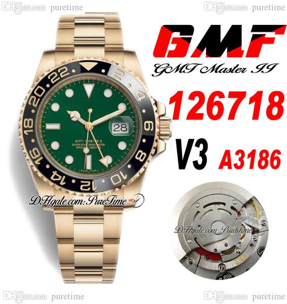 gmf gmt ii a3186 automatic mens watch v3 40mm 126718 yellow gold black ceramic bezel green dial 904l oystersteel bracelet super edition same, Slivery;brown
gmf gmt ii a3186 automatic mens watch v3 40mm 126718 yellow gold black ceramic bezel green dial 904l oystersteel bracelet super edition same, Slivery;brown