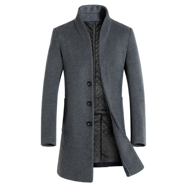 men's wool blends autumn winter brand men wool blends coats fashion solid color middle long overcoat luxury business casual wool coat s, Black
men's wool blends autumn winter brand men wool blends coats fashion solid color middle long overcoat luxury business casual wool coat s, Black
