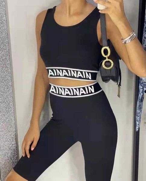 women's tracksuits fashion designer women's two piece pants womens cotton yoga suit same sty sportwear fitness sports bra leggings, White
women's tracksuits fashion designer women's two piece pants womens cotton yoga suit same sty sportwear fitness sports bra leggings, White