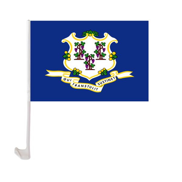 30x45cm connecticut car flag polyester uv protection window clip car decoration banner with flagpole
30x45cm connecticut car flag polyester uv protection window clip car decoration banner with flagpole
