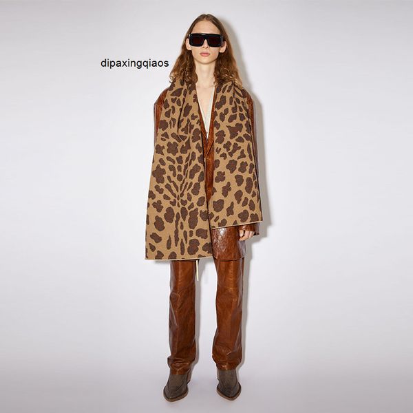 designer scarf acne sweden studios ac same jacquard leopard print thickened cashmere like scarf thickened warm shawl in winter wear the scar, Blue;gray
designer scarf acne sweden studios ac same jacquard leopard print thickened cashmere like scarf thickened warm shawl in winter wear the scar, Blue;gray