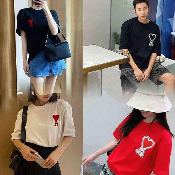 ammi's mens women designers t-shirts luxury 2022 gkrscg love round neck solid short sleeve embroidery men's and women's loose, White;black
ammi's mens women designers t-shirts luxury 2022 gkrscg love round neck solid short sleeve embroidery men's and women's loose, White;black