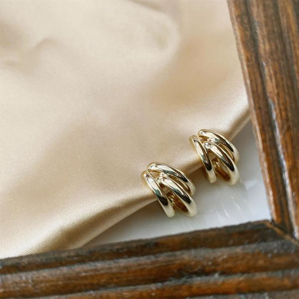 2022 screw back metallic mosquito coil ear clip earrings high-end simple temperament buckle ear ring female european and american style, Silver
2022 screw back metallic mosquito coil ear clip earrings high-end simple temperament buckle ear ring female european and american style, Silver