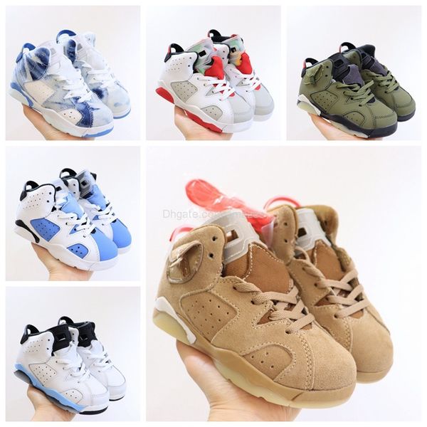 2022 high 6s kids basketball shoes 6 medium olive ps cq3565-200 brown sports boys girls children students sneakers us size 9c-3y eur 26-35, Black
2022 high 6s kids basketball shoes 6 medium olive ps cq3565-200 brown sports boys girls children students sneakers us size 9c-3y eur 26-35, Black