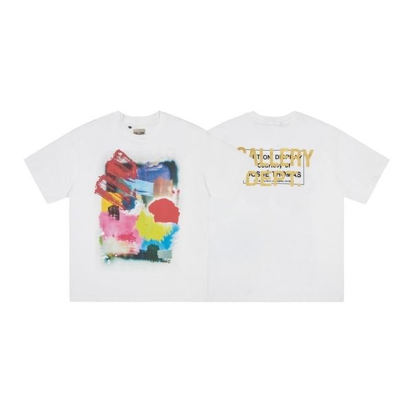 fashion t shirs galleryes couples i'm not trendy. gary high street wash old graffiti print loose round neck short sleeve t-shirt, White;black