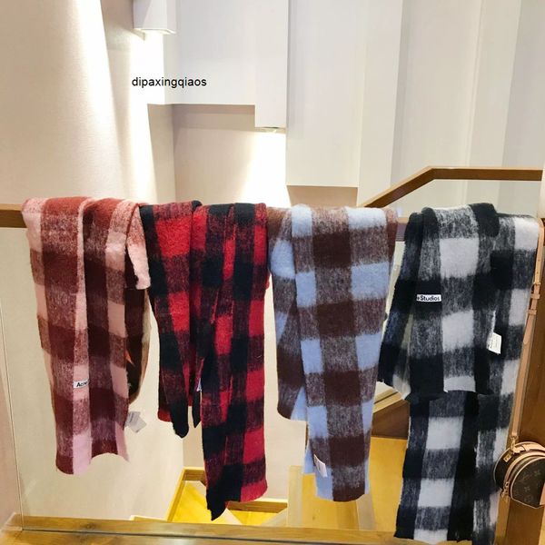 designer scarf acne sweden studios ac new style short beard cashmere contrast check long student dual-use warm winter plaid shawl, Blue;gray
designer scarf acne sweden studios ac new style short beard cashmere contrast check long student dual-use warm winter plaid shawl, Blue;gray
