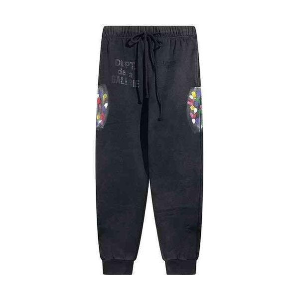 trendy designer gallerydept motion pants splashing graffiti ink autumn winter plush letter print men's women's loose leggings, Black
trendy designer gallerydept motion pants splashing graffiti ink autumn winter plush letter print men's women's loose leggings, Black