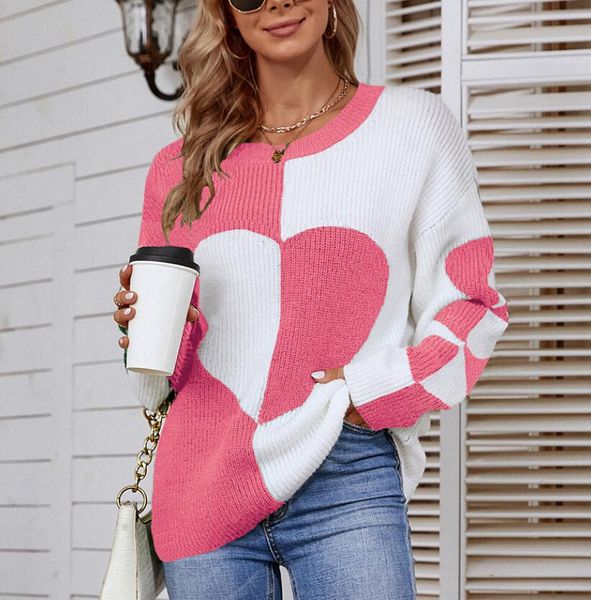 women's sweaters new o neck heart knitted sweater pullover korean style kawaii jumper luxury casual sweaters green, White;black
women's sweaters new o neck heart knitted sweater pullover korean style kawaii jumper luxury casual sweaters green, White;black