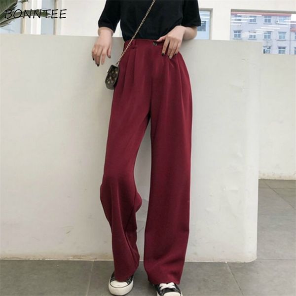 women's pants capris casual pants women vintage pure burgundy office lady long trousers summer soft elegant pockets minimalist femme ch, Black;white
women's pants capris casual pants women vintage pure burgundy office lady long trousers summer soft elegant pockets minimalist femme ch, Black;white