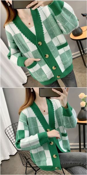 women's sweaters designer classic color matching knit women fashion simple casual cardigans slim fit female pluz size coat pockets prin, White;black
women's sweaters designer classic color matching knit women fashion simple casual cardigans slim fit female pluz size coat pockets prin, White;black