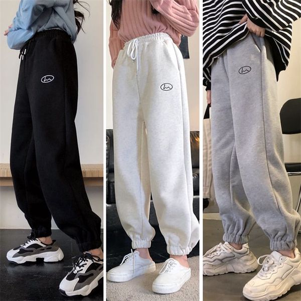 women's pants capris autumn winter women sports pants korean fashion beige plus fleece sweatpants baggy high waist joggers gray trouser, Black;white
women's pants capris autumn winter women sports pants korean fashion beige plus fleece sweatpants baggy high waist joggers gray trouser, Black;white