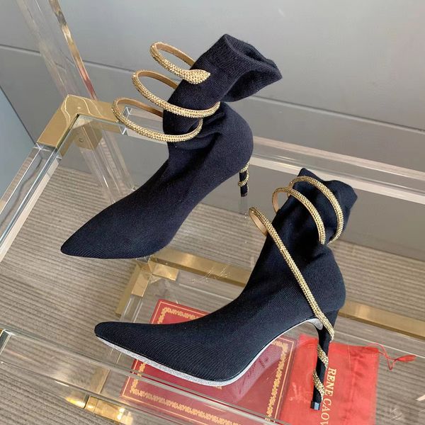 caovilla boots sock rene boot snake strass stiletto heelboot wraparound ankle booties mid-calf pull on elastic point-toe stiletto luxury, Black
caovilla boots sock rene boot snake strass stiletto heelboot wraparound ankle booties mid-calf pull on elastic point-toe stiletto luxury, Black