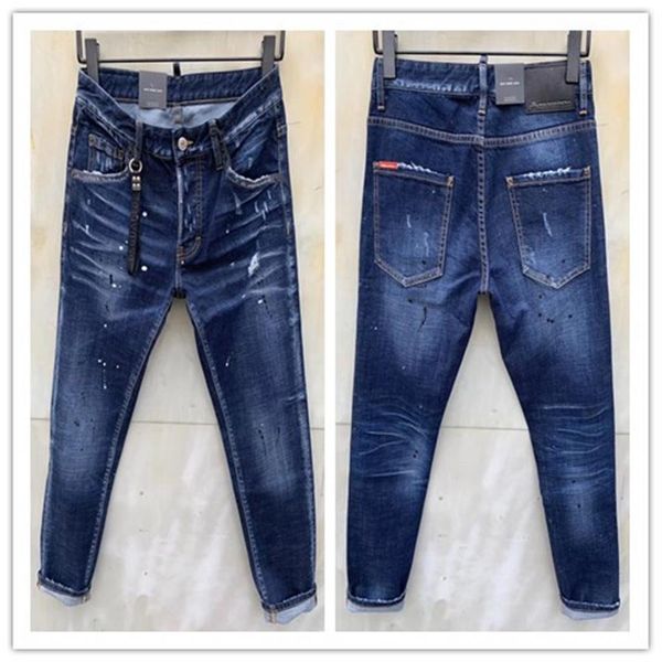 2020 new brand of fashionable european and american men's casual jeans high-grade washing pure hand grinding quality optim1781, Blue
2020 new brand of fashionable european and american men's casual jeans high-grade washing pure hand grinding quality optim1781, Blue