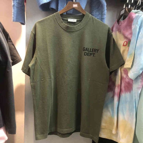 fashion t shirs galleryes couples tide brand 2022 army green shirts men's women's loose hip hop lovers round neck short sleeve bot, White;black
fashion t shirs galleryes couples tide brand 2022 army green shirts men's women's loose hip hop lovers round neck short sleeve bot, White;black