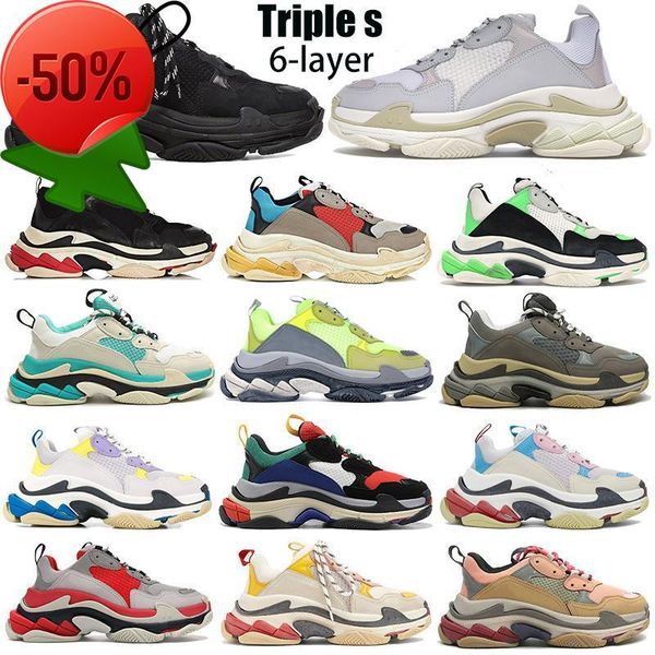 platform paris 17fw triple s vintage shoes men women black white 6 -laye casual dad fashion outdoor chaussures
platform paris 17fw triple s vintage shoes men women black white 6 -laye casual dad fashion outdoor chaussures