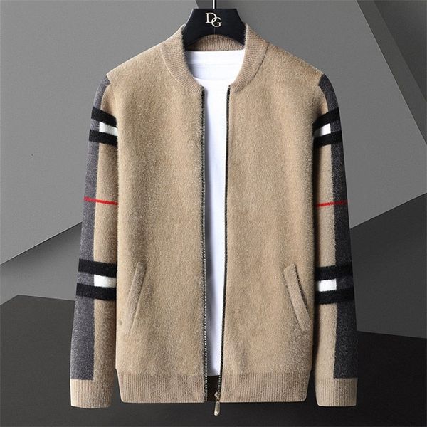 men's wool blends england style pocket men zipped jacket cardigan fashion brand fall winter designer cardigan plus size spliced color k, Black
men's wool blends england style pocket men zipped jacket cardigan fashion brand fall winter designer cardigan plus size spliced color k, Black