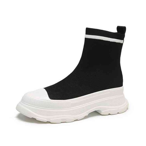 sock boots women's thick bottom flying woven elastic breathable short 2022 new autumn and winter muffin light casual high top, Black
sock boots women's thick bottom flying woven elastic breathable short 2022 new autumn and winter muffin light casual high top, Black