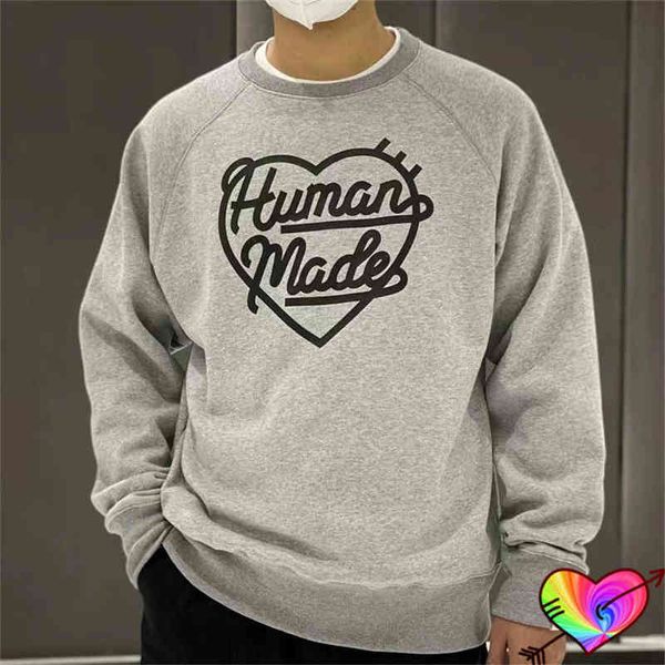 men's hoodies sweatshirts 2022fw human made sign sweatshirts men women 1 1 heart printed human made sweatshirts loose fleece crewneck h, Black
men's hoodies sweatshirts 2022fw human made sign sweatshirts men women 1 1 heart printed human made sweatshirts loose fleece crewneck h, Black